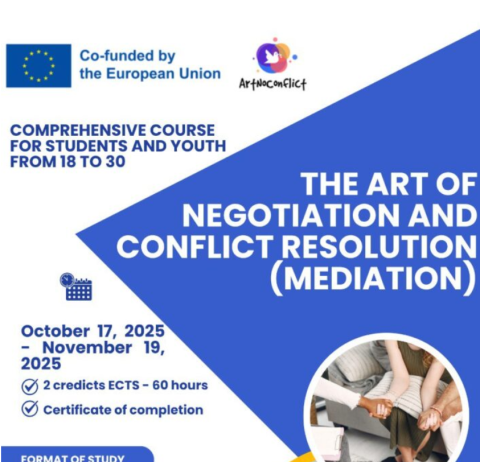 Сертифікований курс «The art of negotiation and conflict resolution (MEDIATION)»
