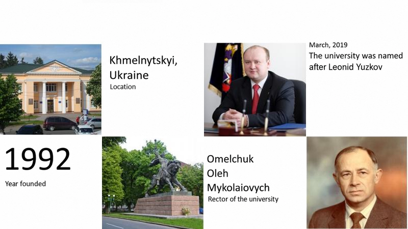 Information about the University