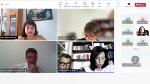 A collaborative working meeting