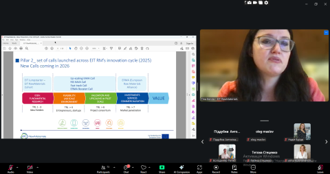 Представники науково-дослідної частини долучилися до зустрічі з EIT RawMaterials