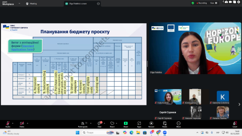 Тренінг Школи грантрайтингу: «ПІДГОТОВКА ТА ПОДАННЯ ПРОЄКТНИХ ПРОПОЗИЦІЙ ДЛЯ УЧАСТІ В КОНКУРСНИХ ПРОГРАМАХ «ГОРИЗОНТ ЄВРОПА»