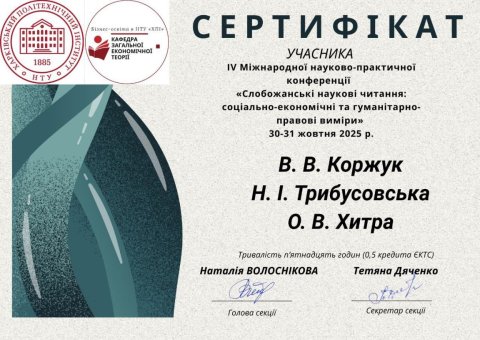 Результати роботи наукового гуртка «Тайм-менеджмент як інструмент особистісного розвитку і професійного зростання» у 2025–2026 навчальному році