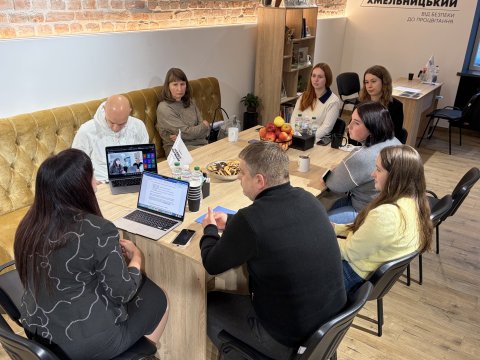 Зустріч представників ГО «Захист держави», філії пробації в Хмельницькій області та студентів ХУУП імені Леоніда Юзькова
