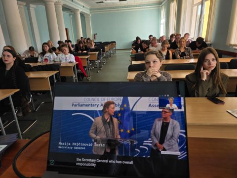 Бінарне заняття на тему «Захист прав людини в Європі»