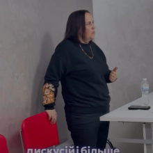 Надія Чудик-Білоусова на Школі лідерства для ветеранів та ветеранок