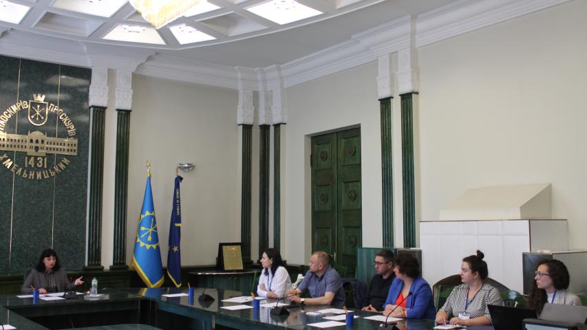 Презентація грантового проєкту на засіданні Координаційної ради з питань внутрішньо переміщених осіб Хмельницької міської ради