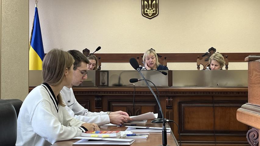 Команда студентів юридичного факультету взяла участь у Судових дебатах з цивільного права та процесу в Апеляційному суді міста Києва 