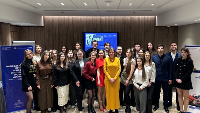 Участь студентів та працівників університету в проєкті для молоді «Open Parliament Lab»